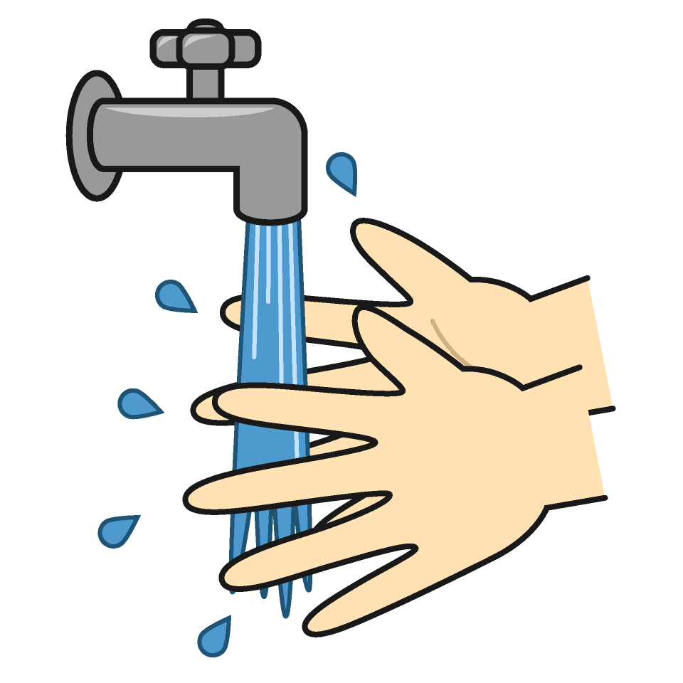 Hand wash of water supply