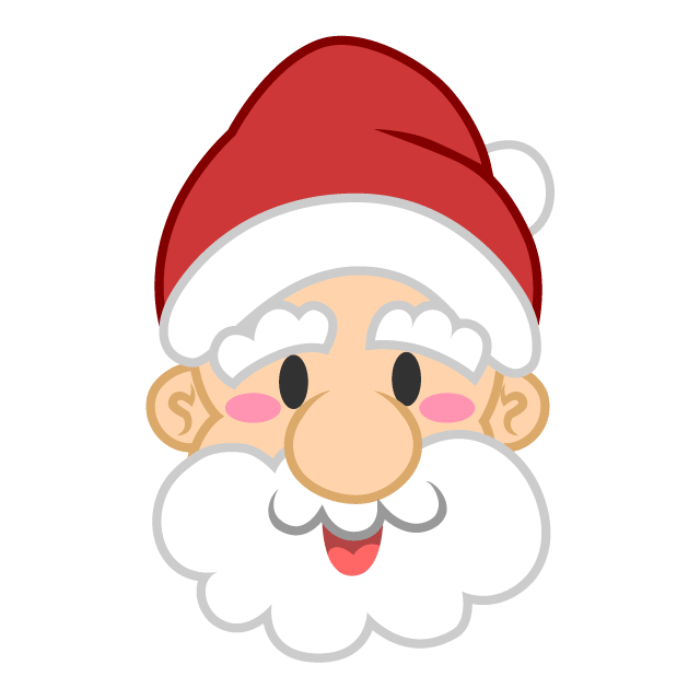 Santa Claus with a smile