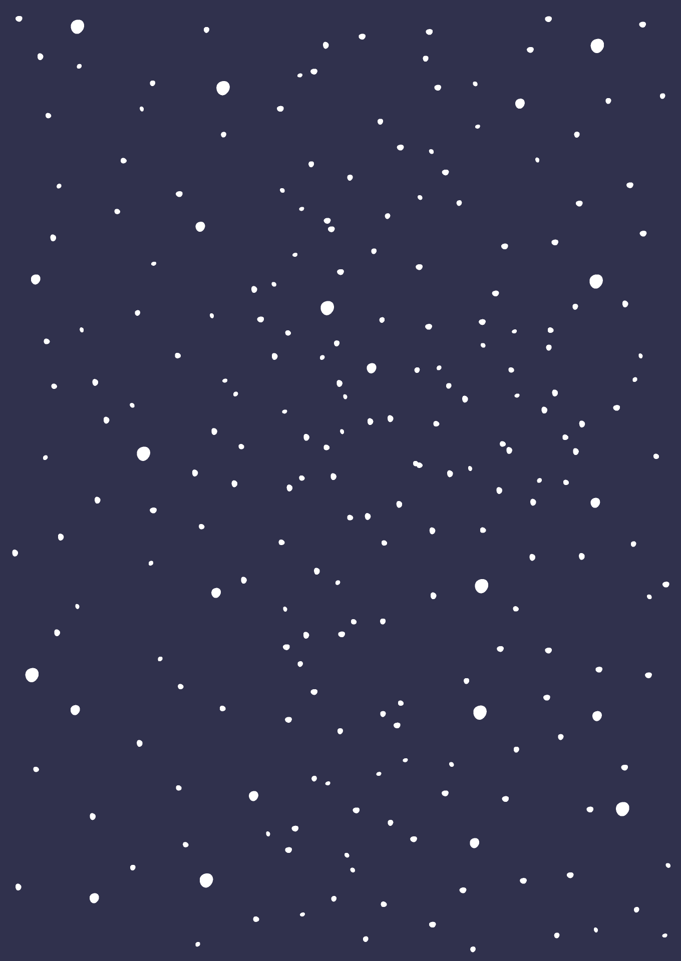 Navy blue background image of falling powder snow