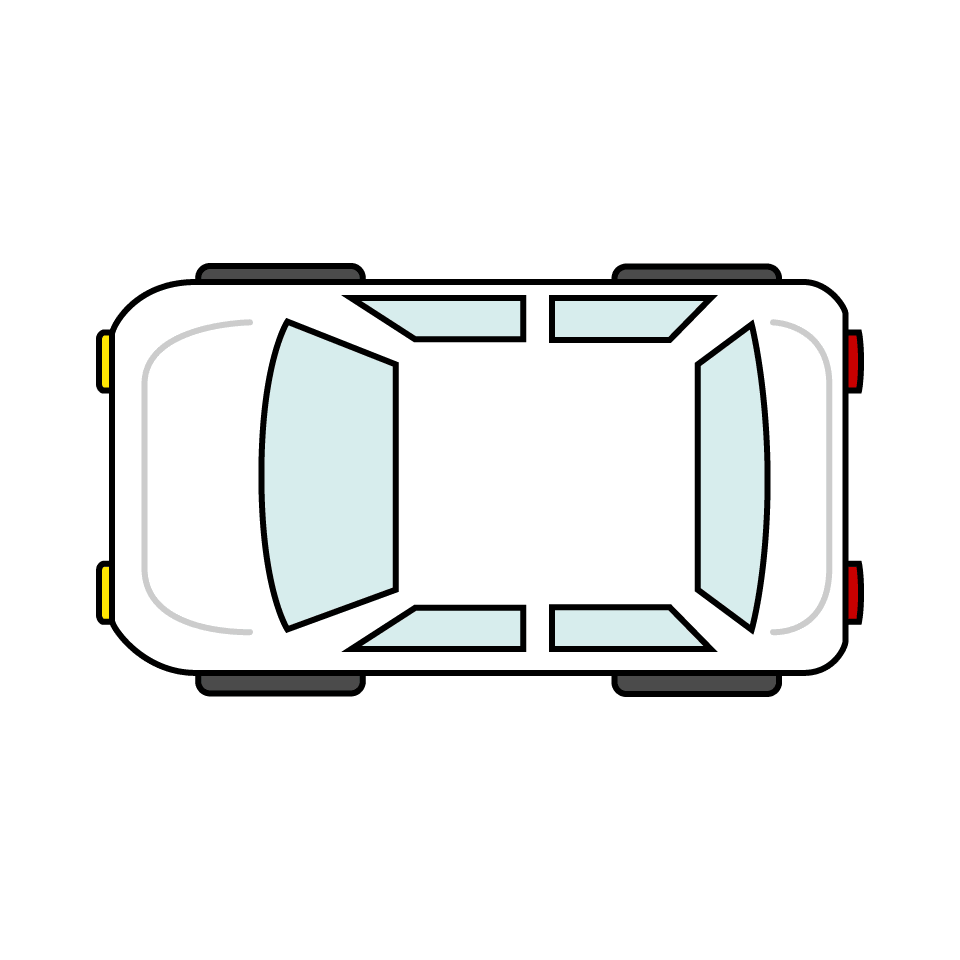 Car seen from above