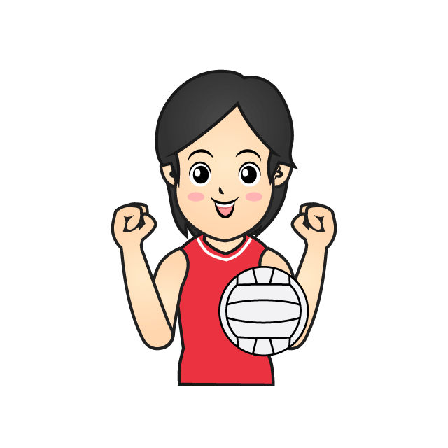 Female volleyball player
