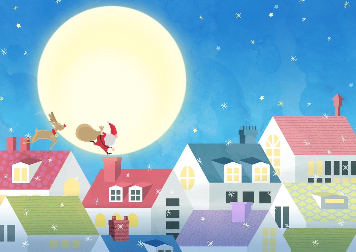 Winter fashion-Cute background material-Christmas