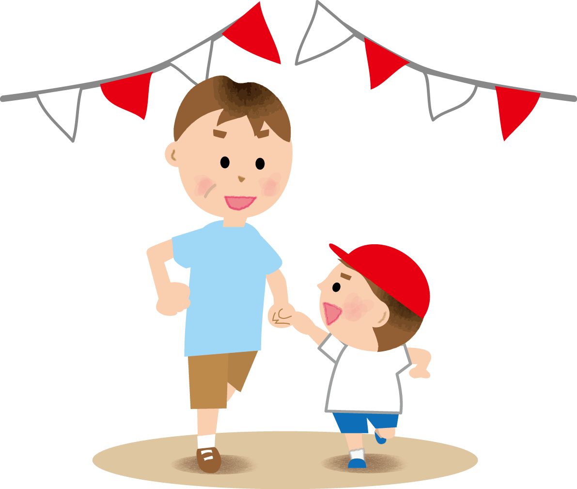 Parent and child-Children's athletic meet