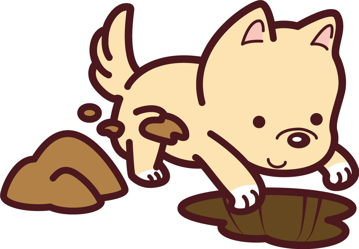 Dog digs crazy