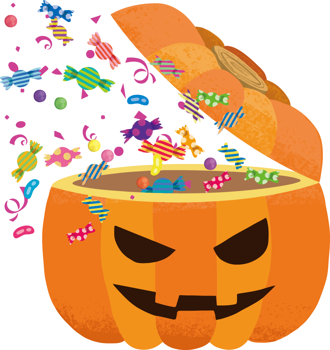 Halloween (Pumpkin face TRICK OR TREAT)