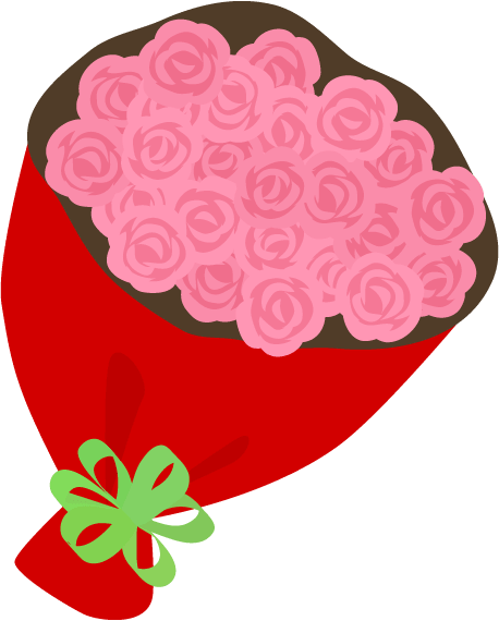 Bouquet of pink roses