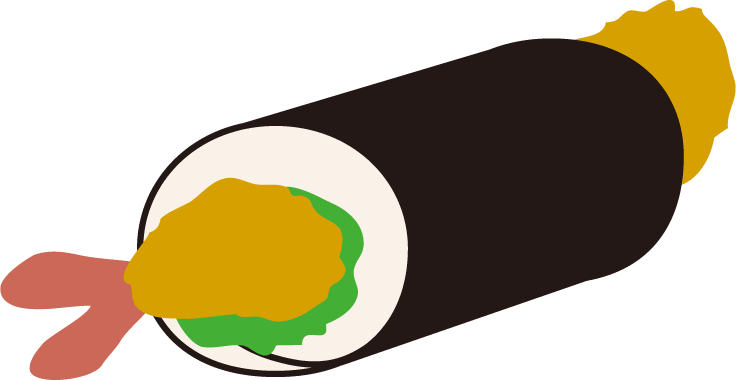 Ehomaki of shrimp heaven