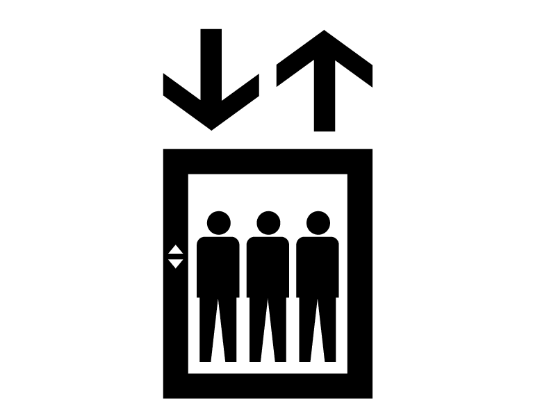 Elevator-Silhouette material