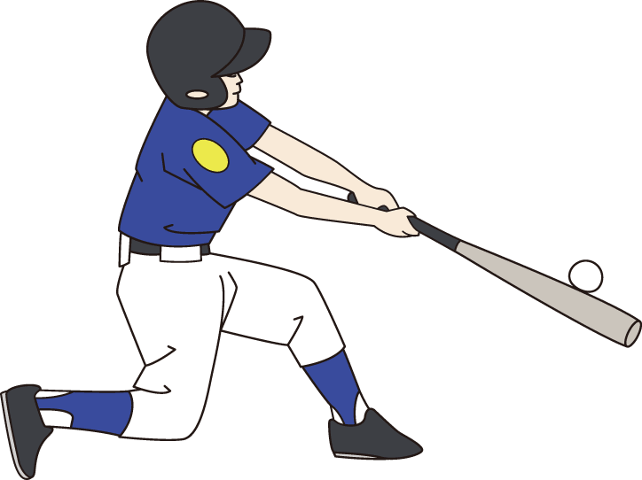 Batter of youth baseball