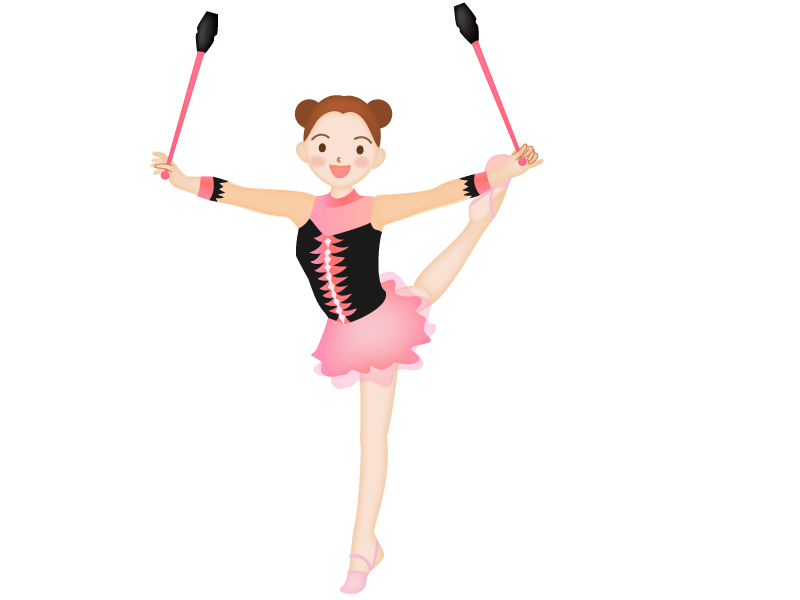 Rhythmic gymnastics-Club scene material