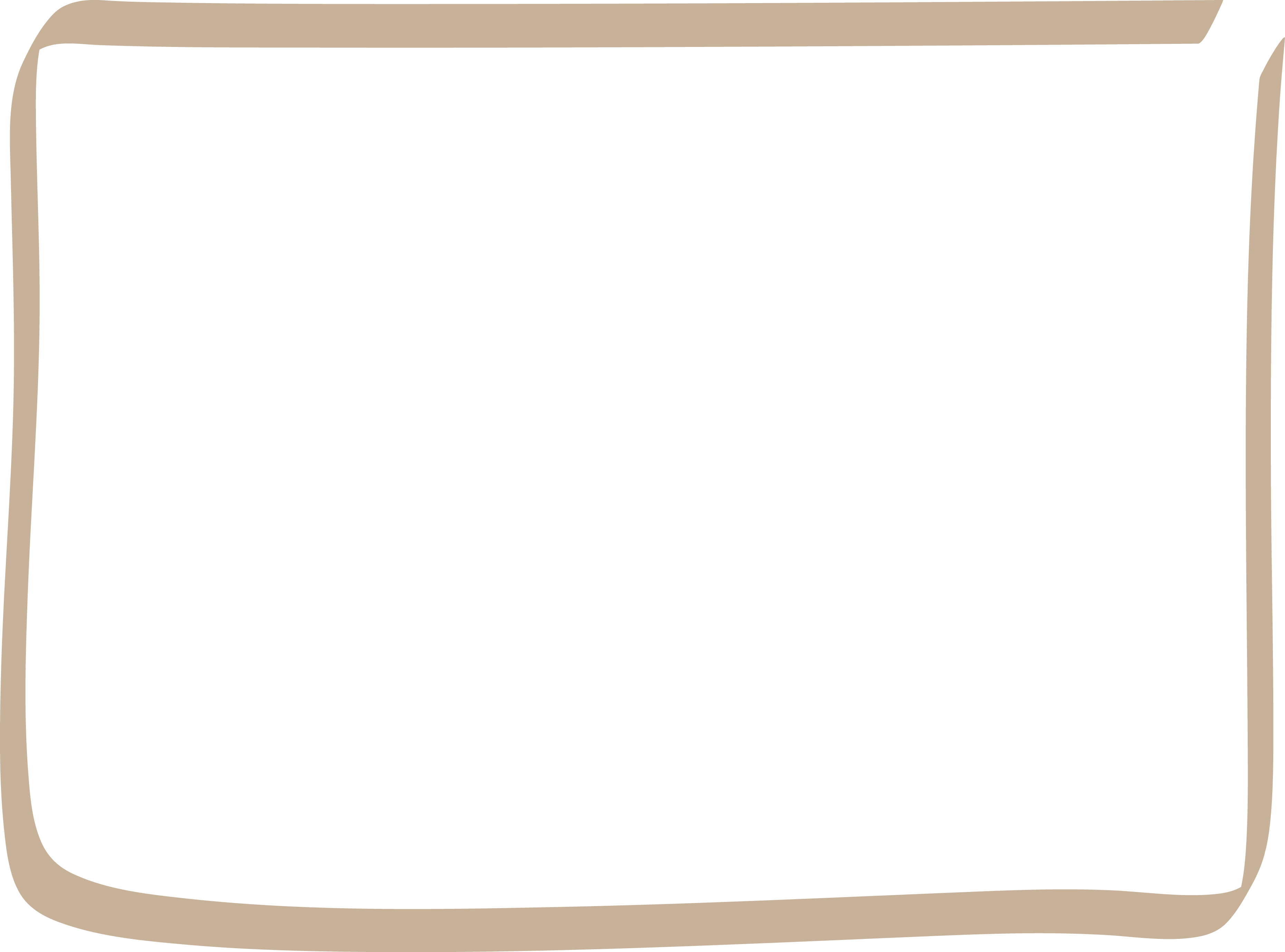 Handwritten style simple frame Decorative frame