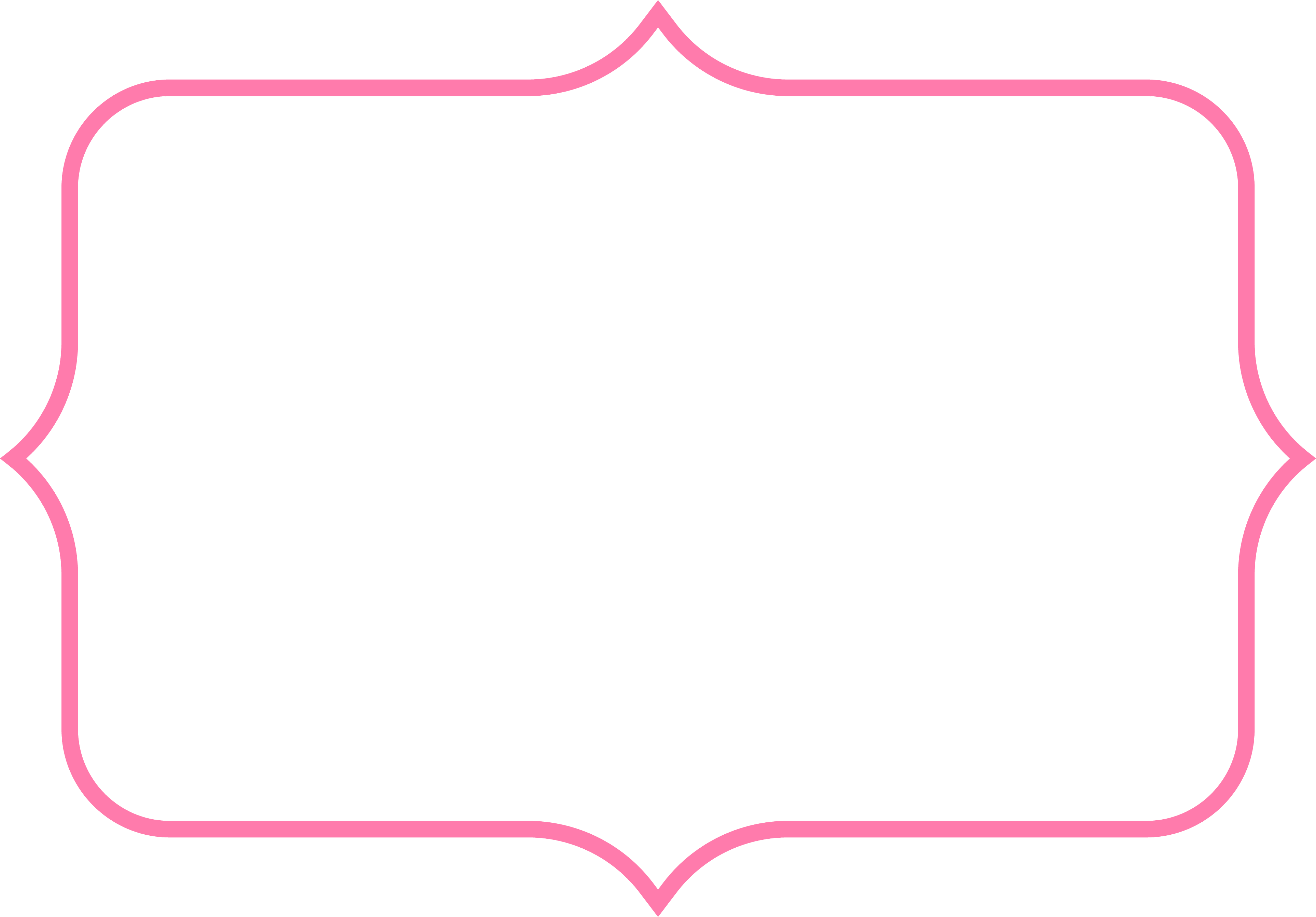 Simple decorative ruled line frame