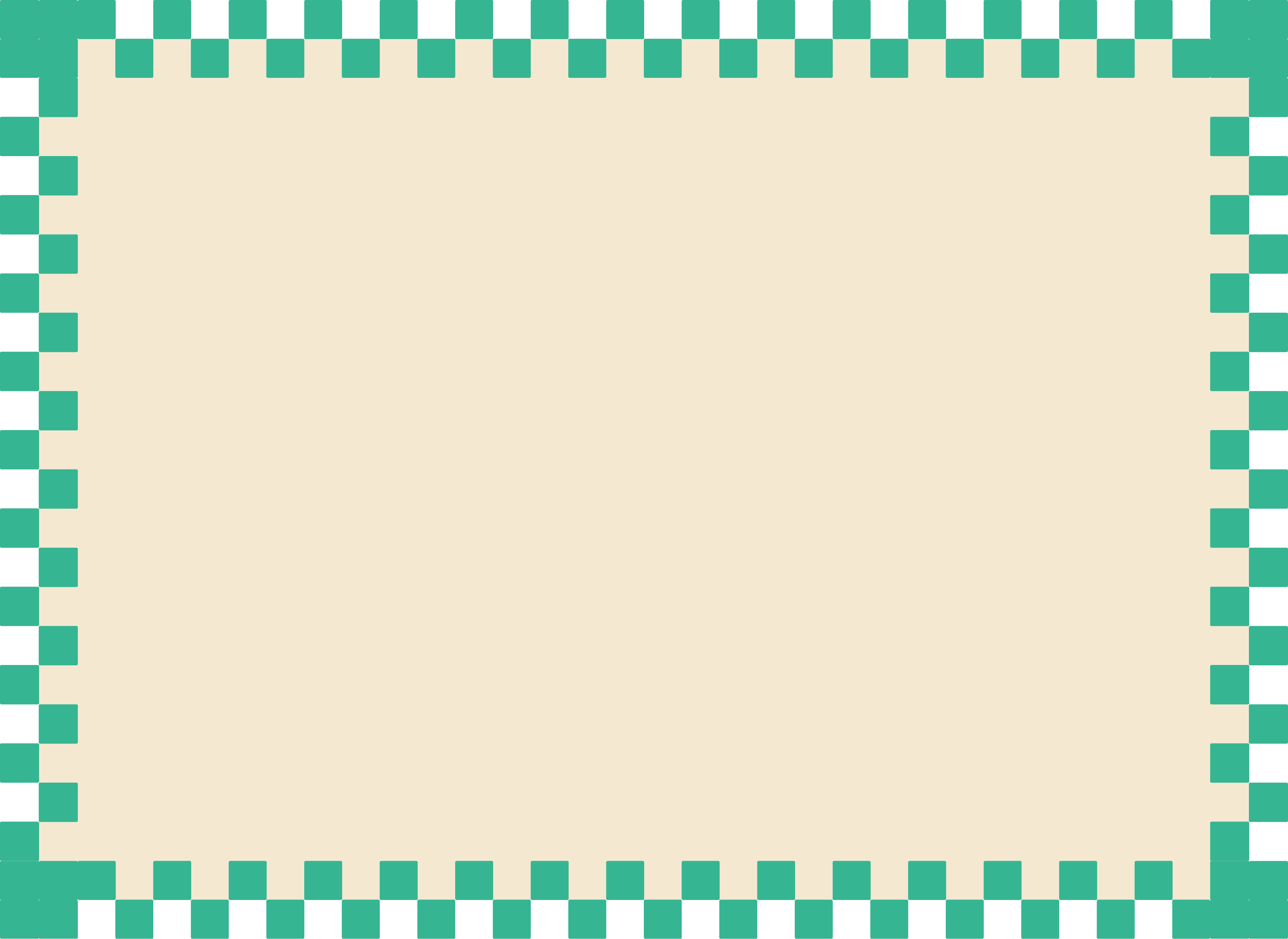 Decorative frame of simple checkered frame