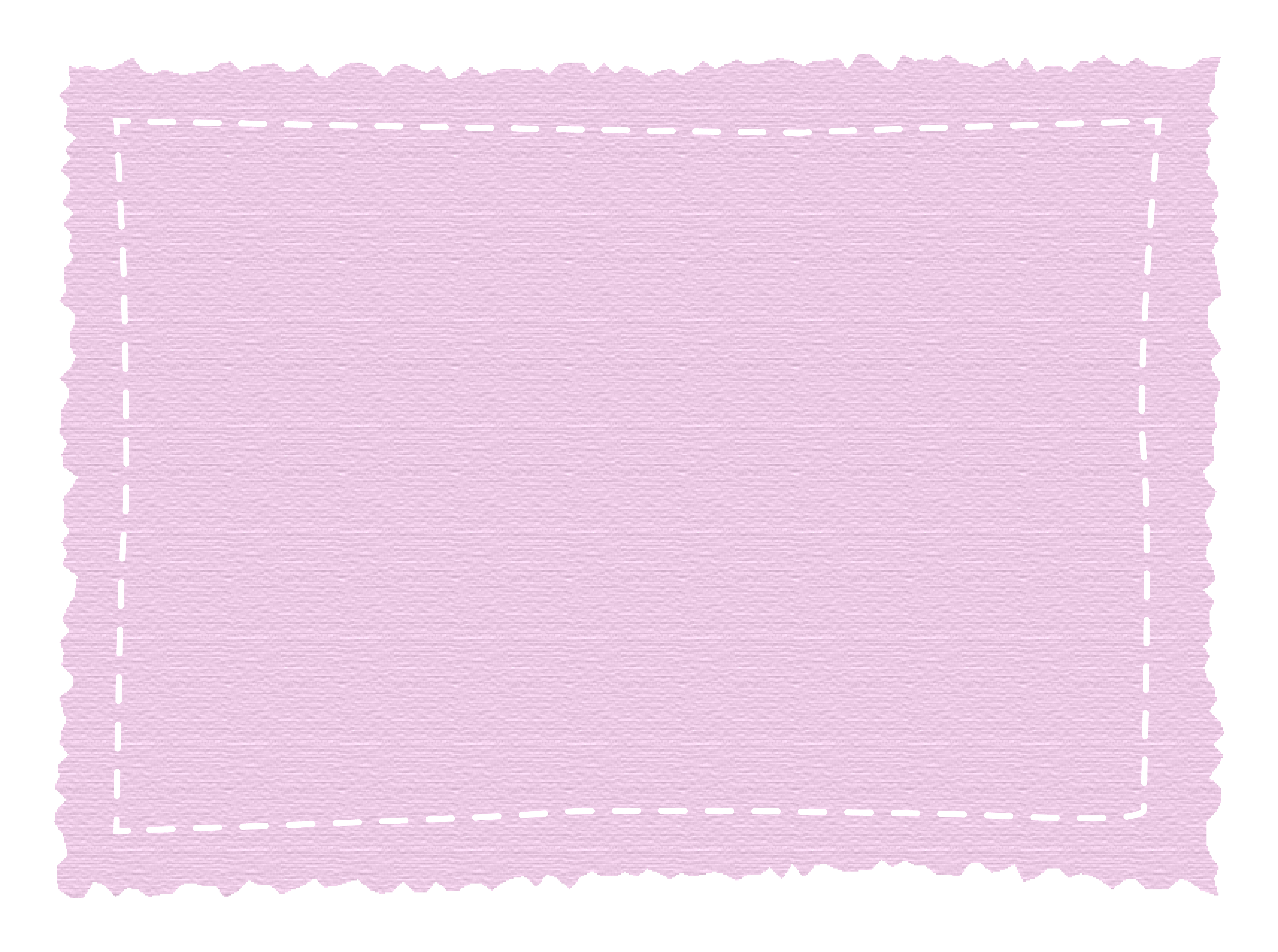 Decorative frame of jagged paper-like frame