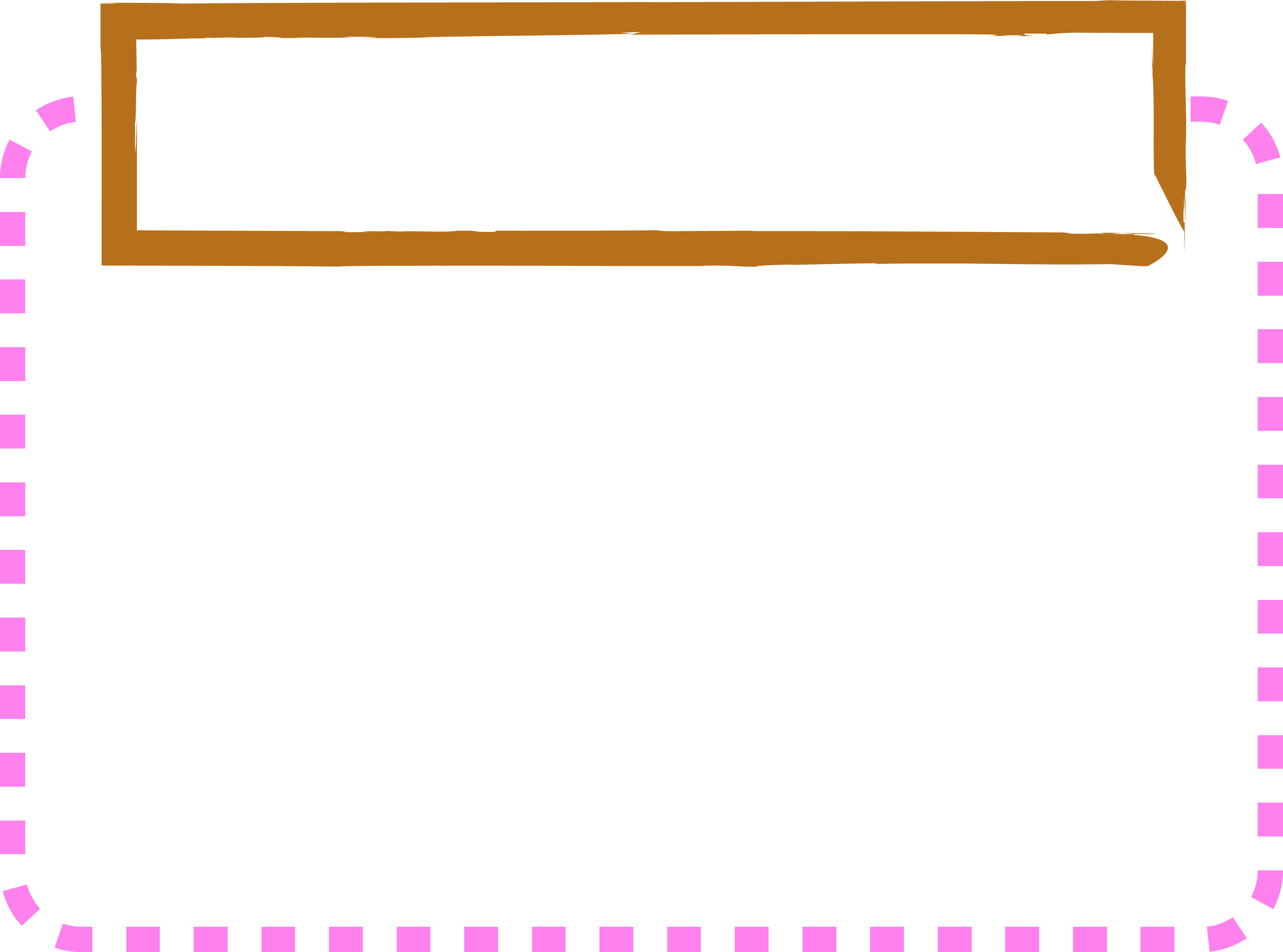 Frame with dotted heading Decorative frame