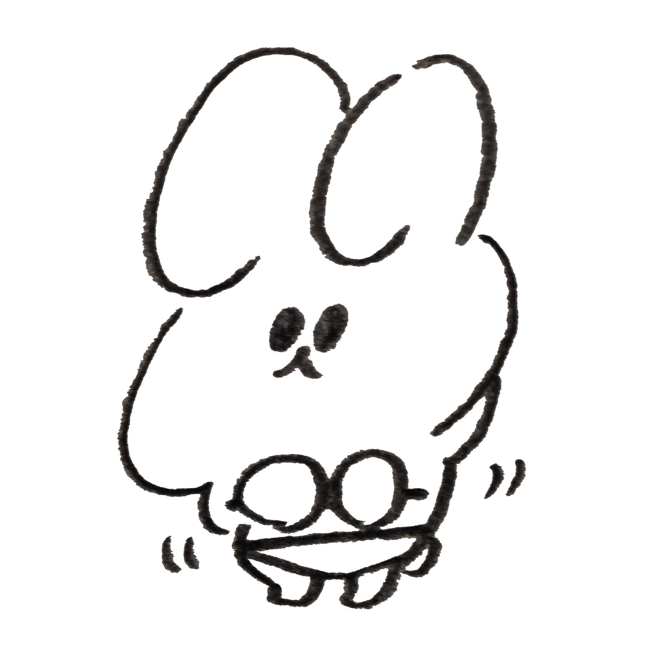 Rabbit that polishes sexy for summer production