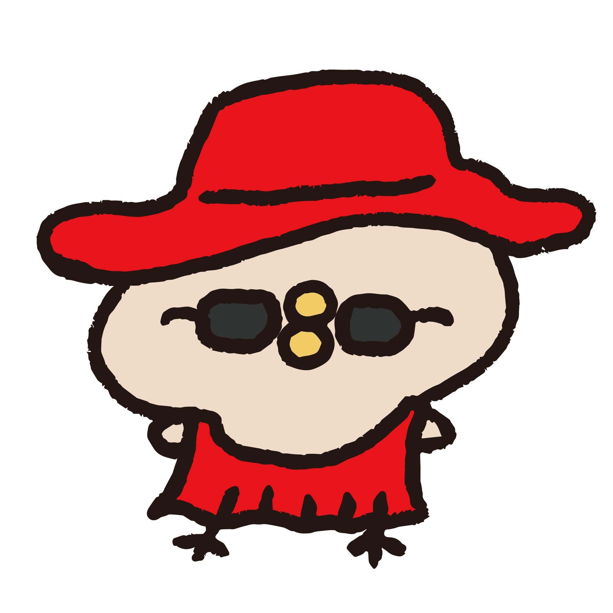 Actress chick in disguise wearing an actress hat