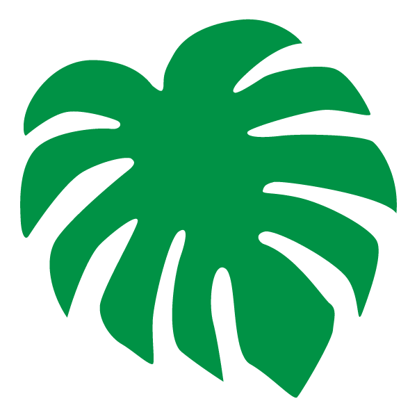 Monstera leaf material