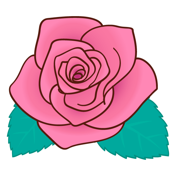 Rose flower material