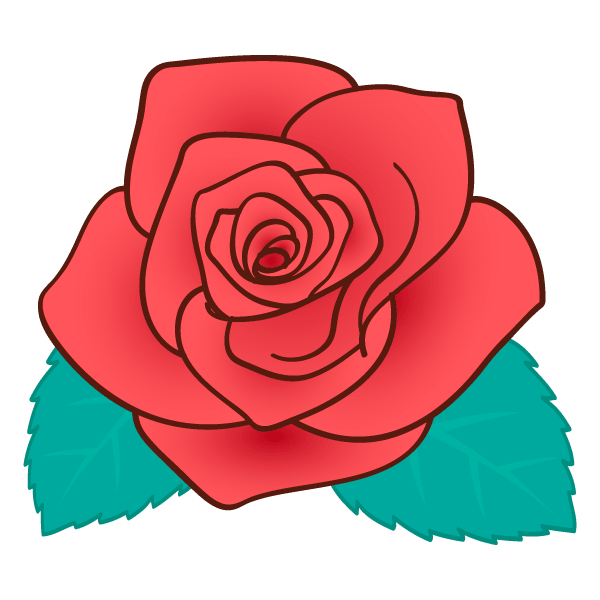 Rose flower material