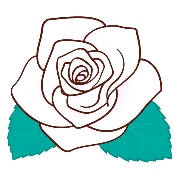 Rose flower material