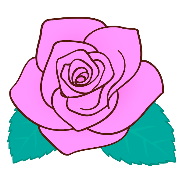 Rose flower material