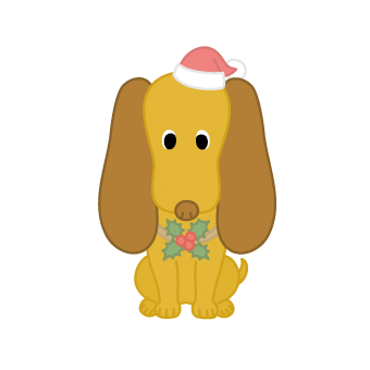 Christmas of puppies