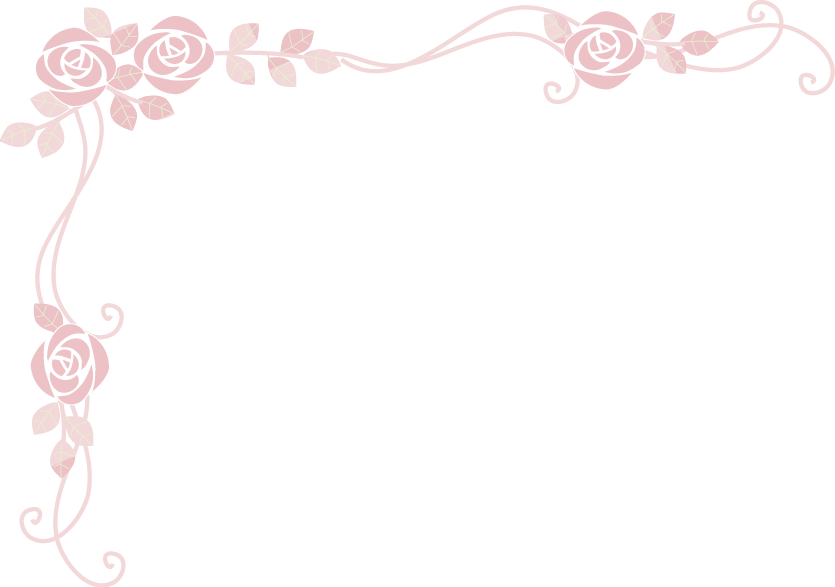 Decorative frame-Illustration frame-Decorative ruled line-Decorative line-Rose design