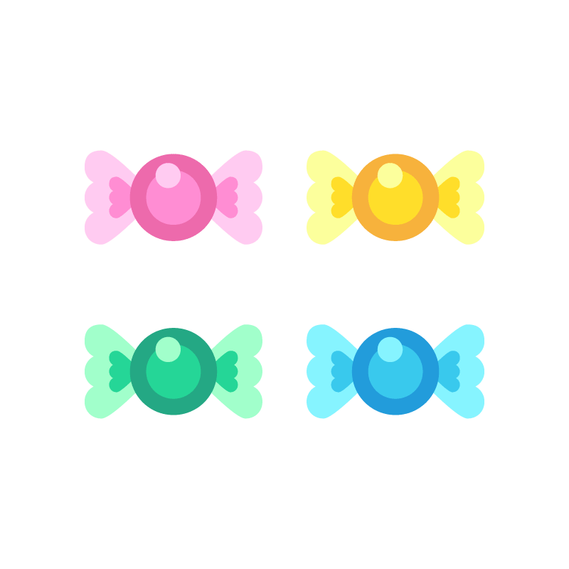 Candy (candy ball) material