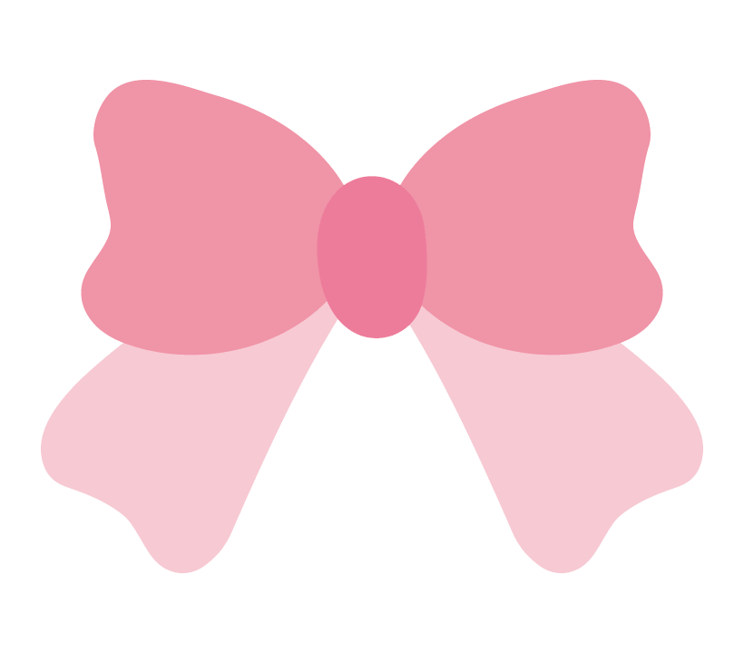 Cute pink ribbon
