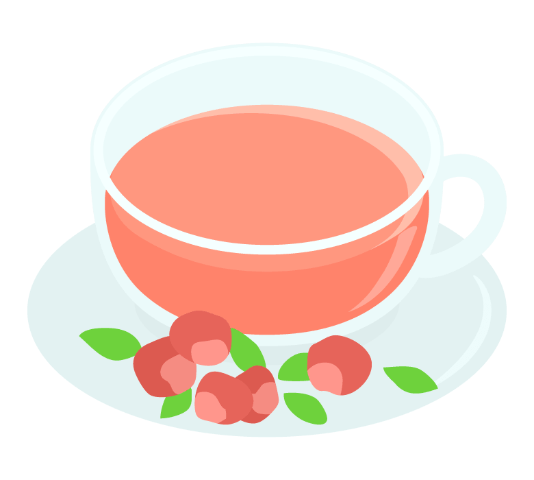 Berry herbal tea