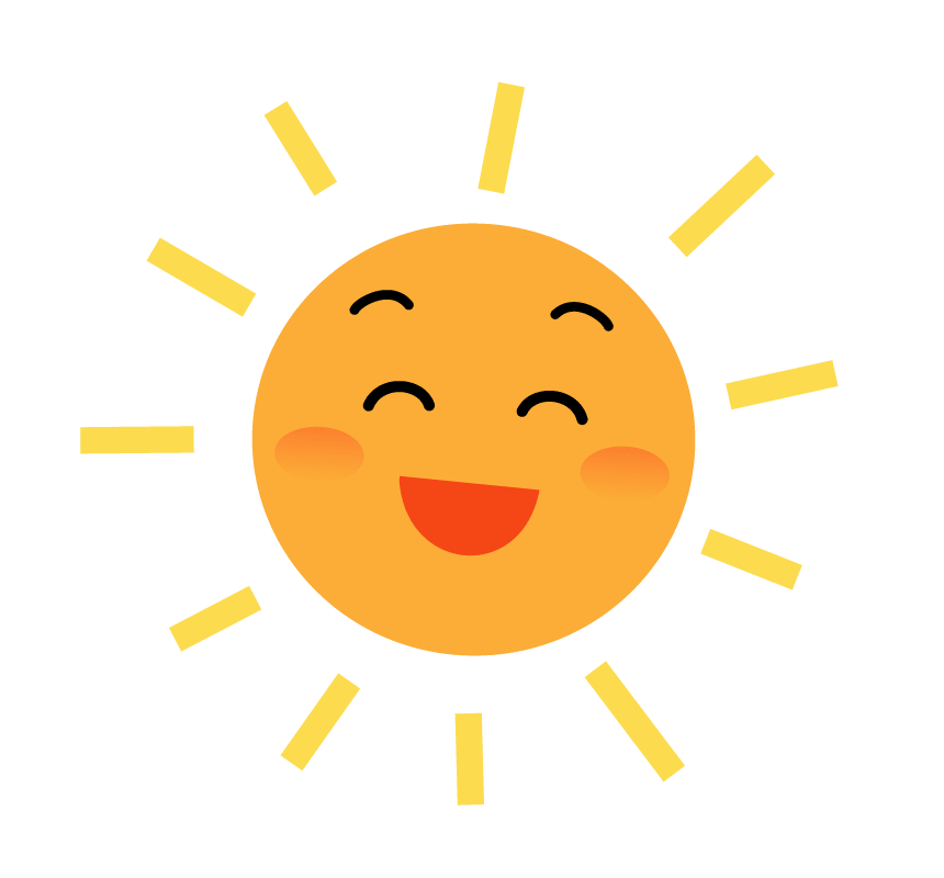 Smiley sun