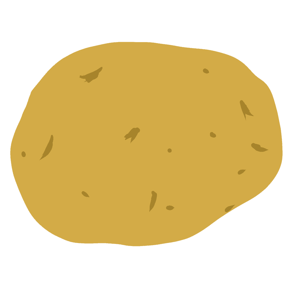 Potato material collection A lot of cute potatoes