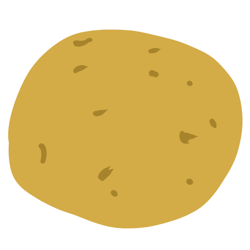 Potato material collection A lot of cute potatoes