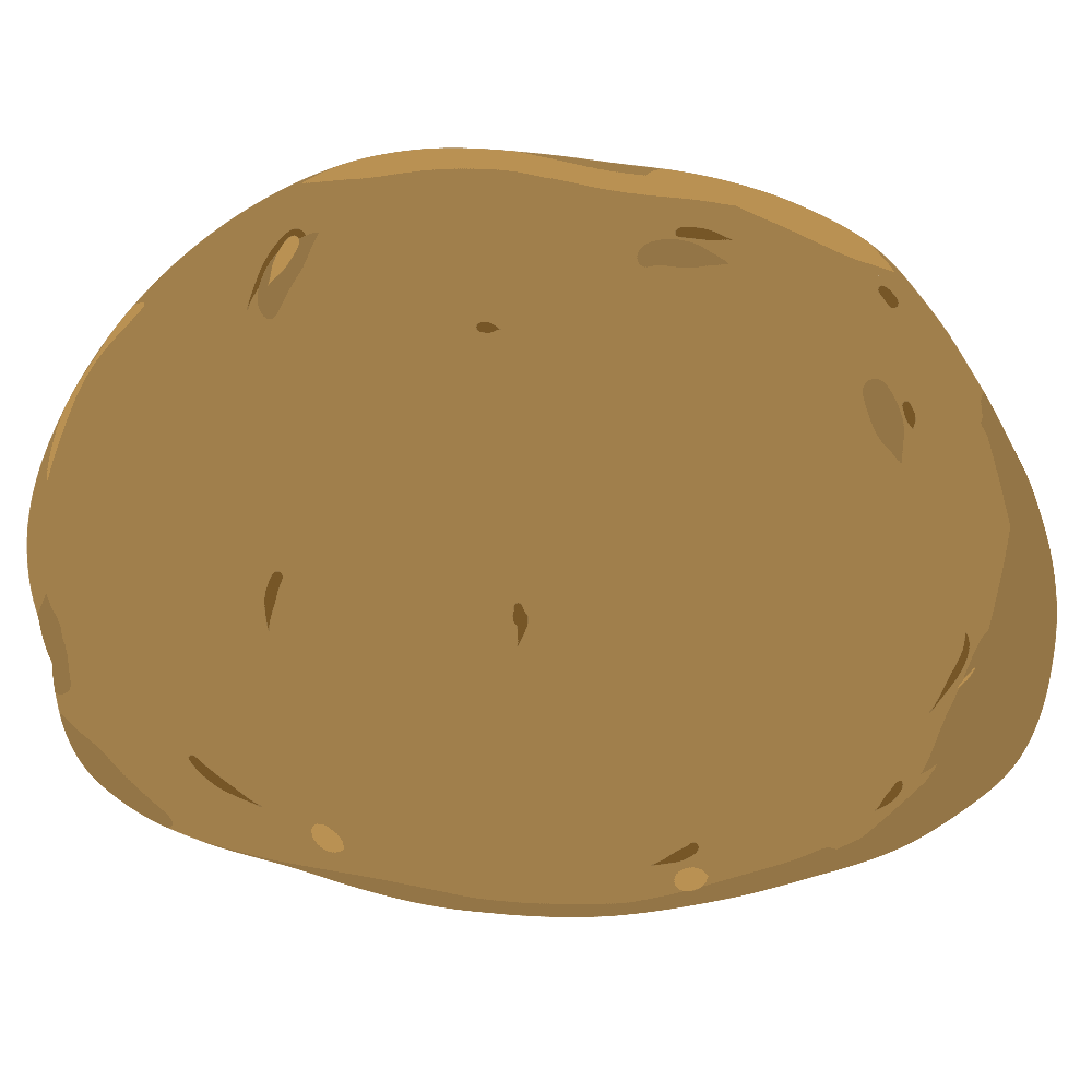 Potato material collection A lot of cute potatoes