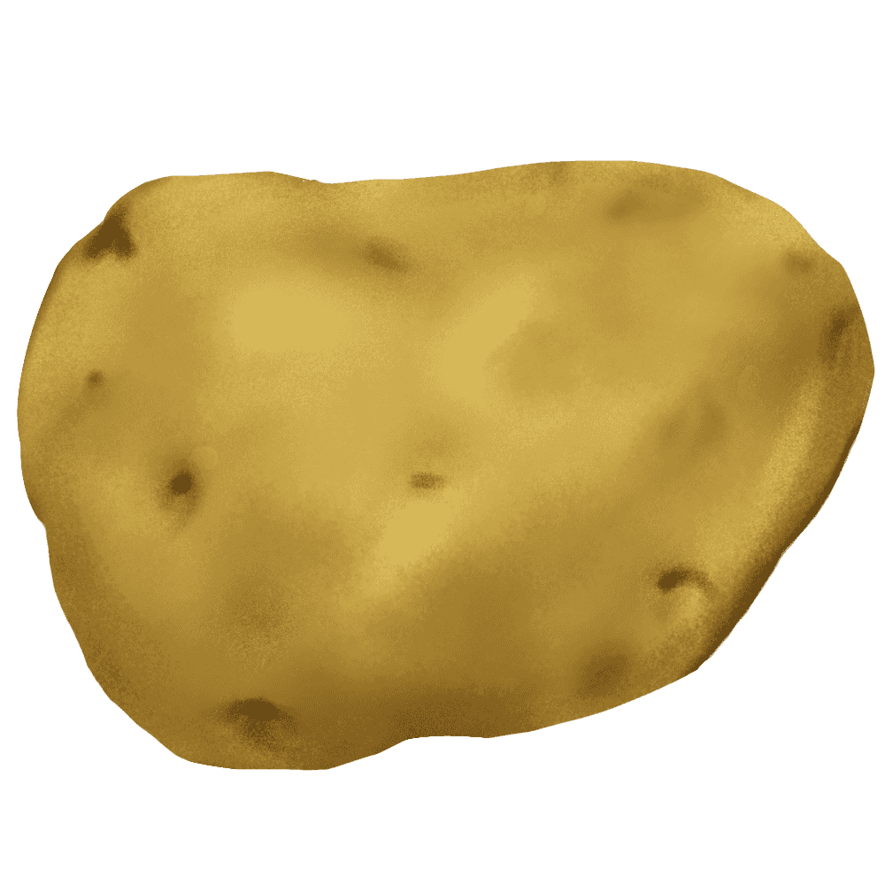 Potato material collection A lot of cute potatoes