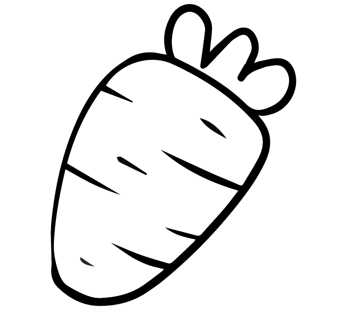 Vegetable illustration-Free hand-painted cute