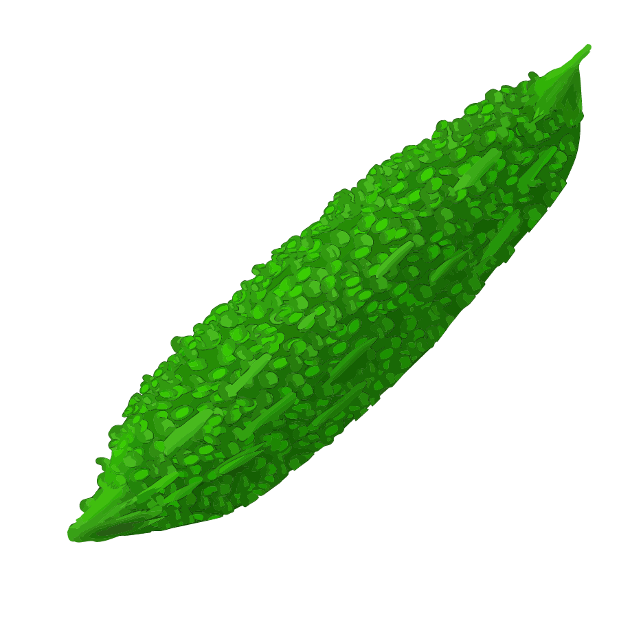 Vegetable illustration-Free hand-painted cute