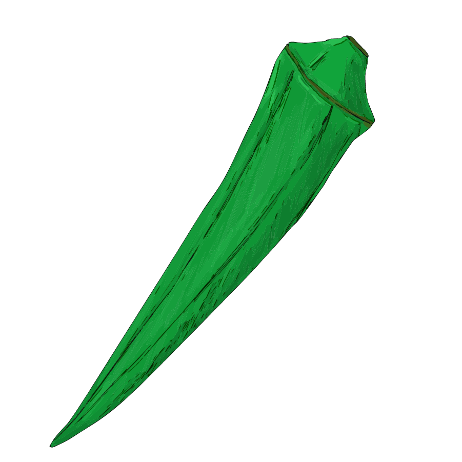 Vegetable illustration-Free hand-painted cute