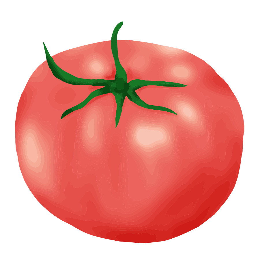 Vegetable illustration-Free hand-painted cute