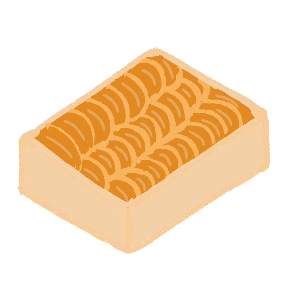 Sea urchin illustration-Cute sea thorn creatures for sushi