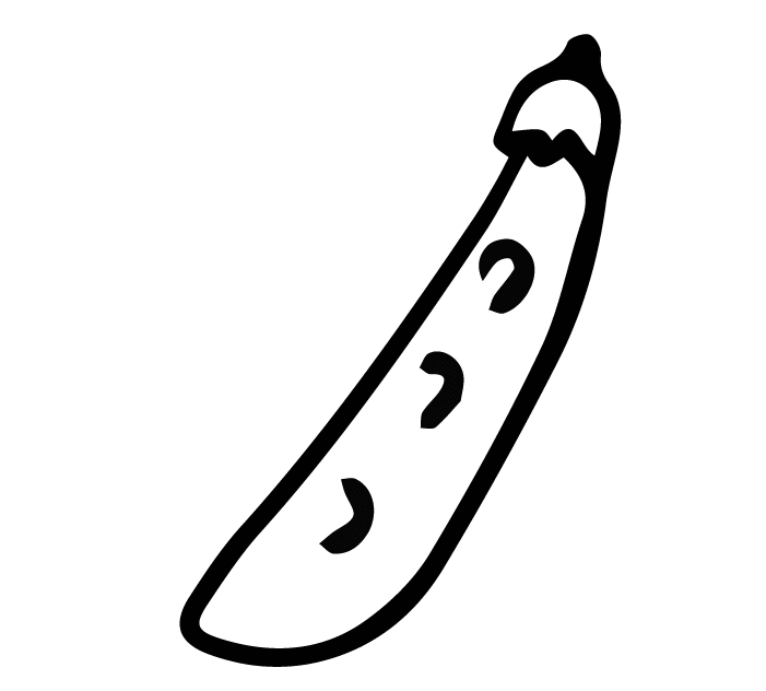 Vegetable illustration-Free hand-painted cute