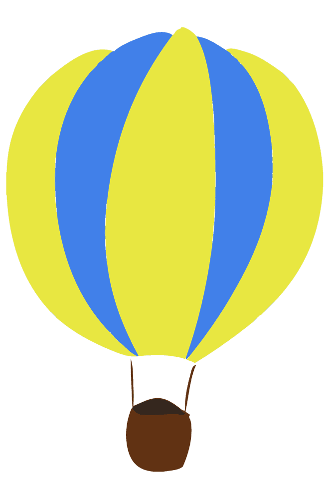 Balloon illustration-Cute line art and pop
