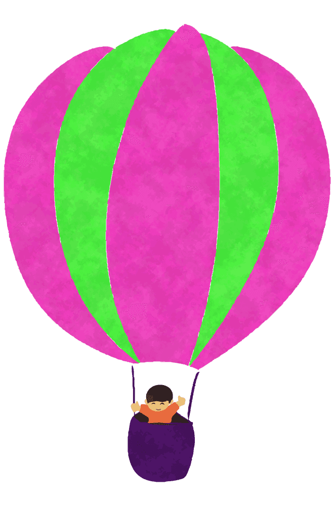 Balloon illustration-Cute line art and pop