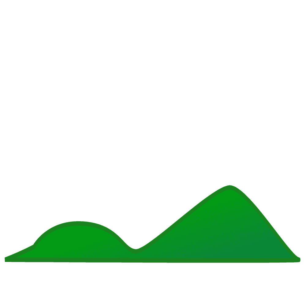 Mountain illustration-Cute Mt. Fuji and hand-painted mountain