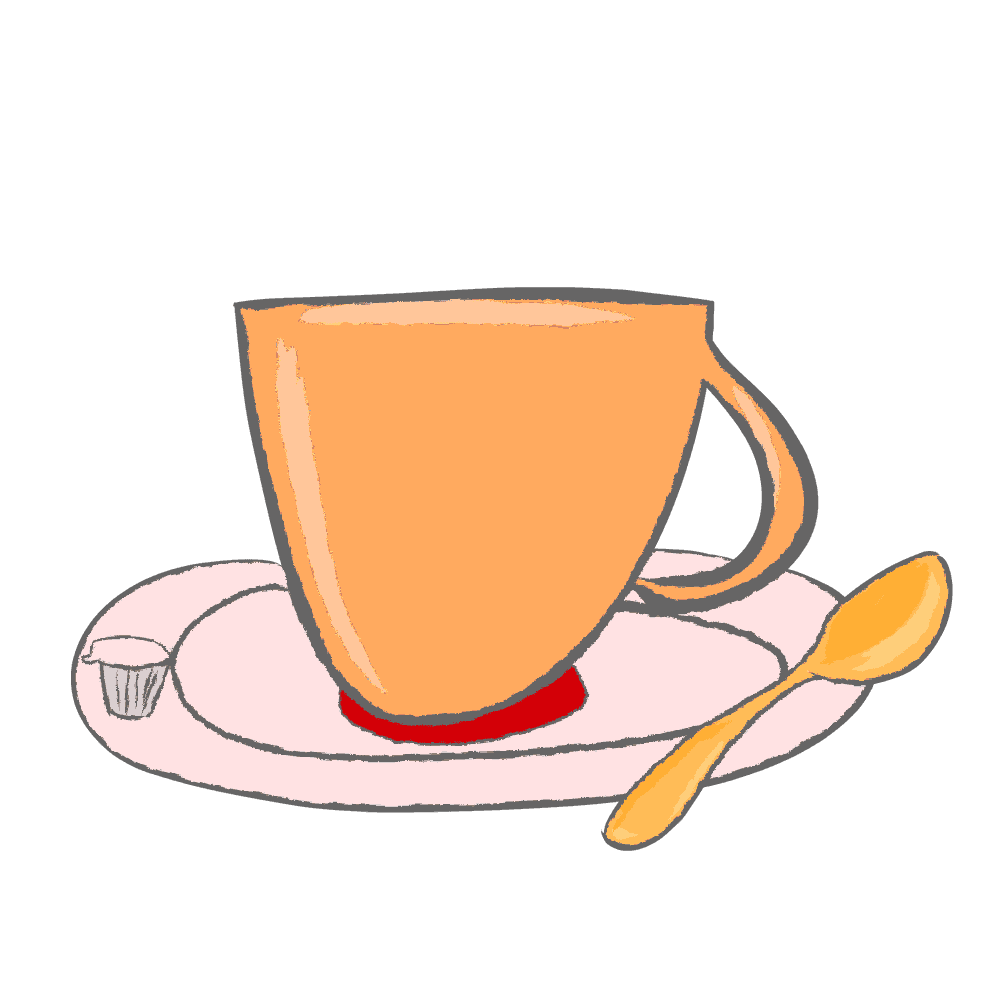 Coffee cup-There is a fragrant smell