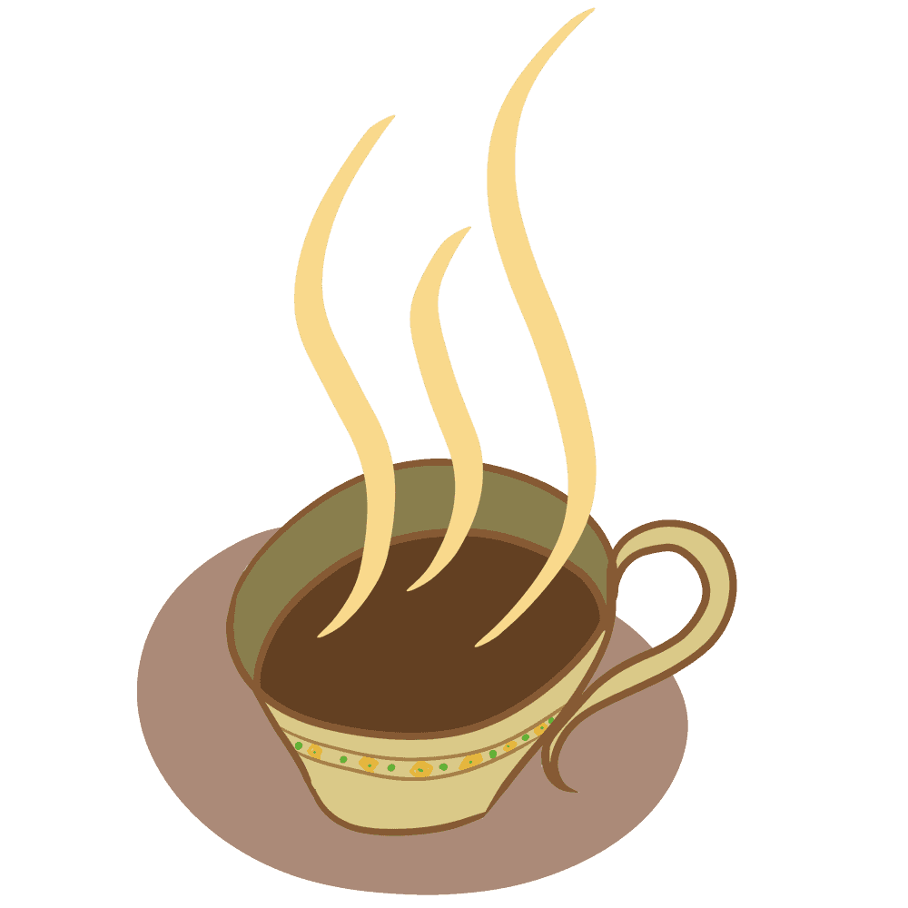 Coffee cup-There is a fragrant smell