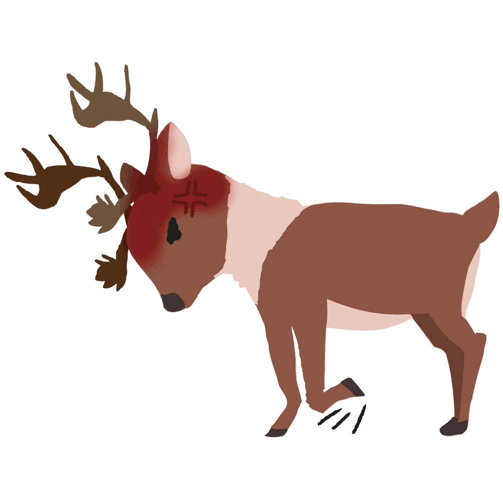 Cute Reindeer-Winter and Event Animals