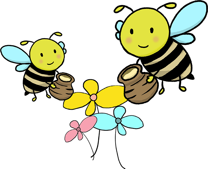 Bee-Cute handwritten bee