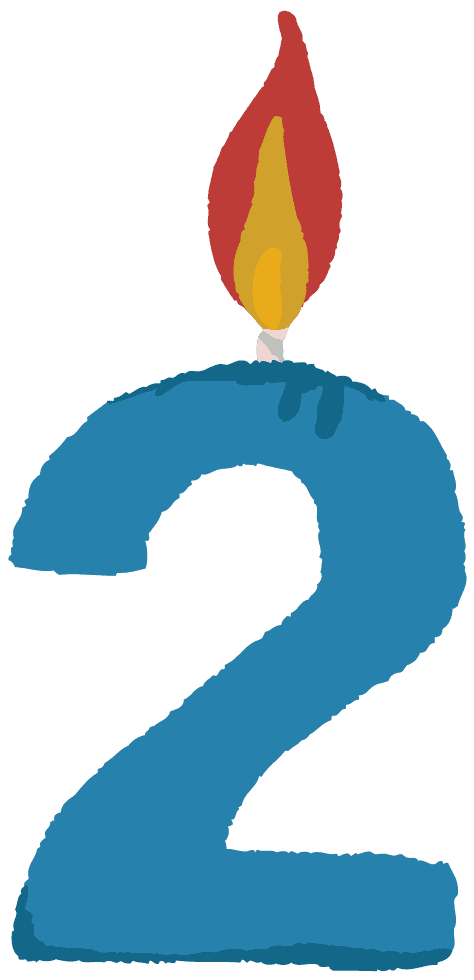 Candle illustration-Cute hand-painted warmth